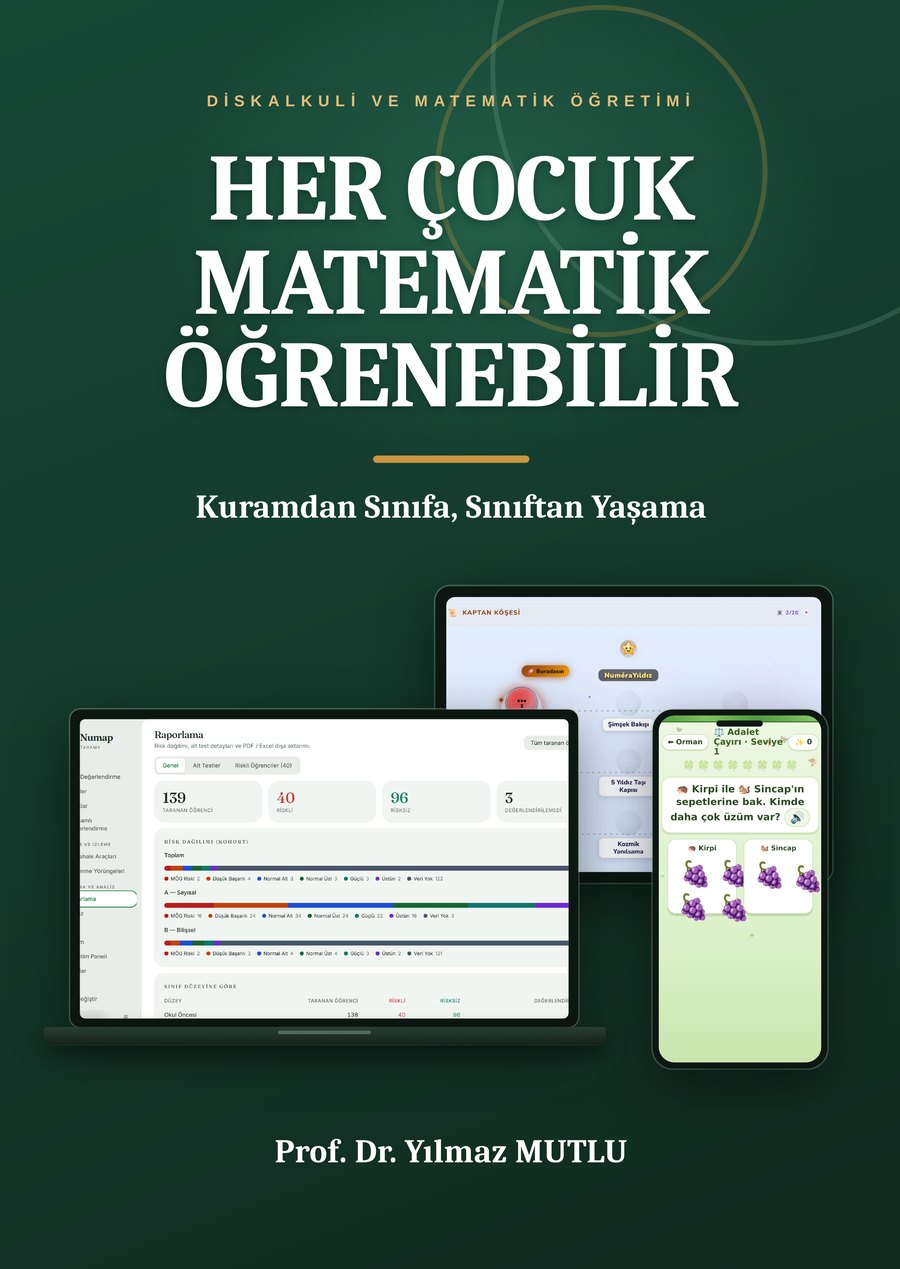 Her Çocuk Matematik Öğrenebilir kitabının ön kapağı