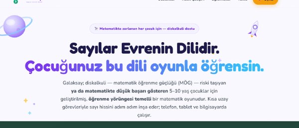 Galaksay oyun ekranı